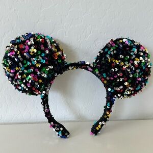 Sequin Mouse Ear Headband - Multicolor